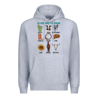 Heather Grey so god made a cowboy Premium Hoodie - MaliasSmallBusiness