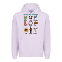Lilac so god made a cowboy Premium Hoodie - MaliasSmallBusiness