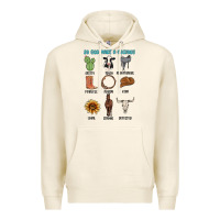 Tofu so god made a cowboy Premium Hoodie - MaliasSmallBusiness