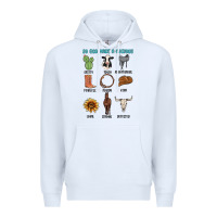 White so god made a cowboy Premium Hoodie - MaliasSmallBusiness