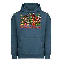 Pigment Midnight Navy jesus the reason for the season Urban Hoodie - MaliasSmallBusiness