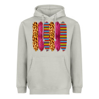 Moon Dust Pink Leopard Serape Brush Strokes Heavyweight Hoodie - Bettercallsaul