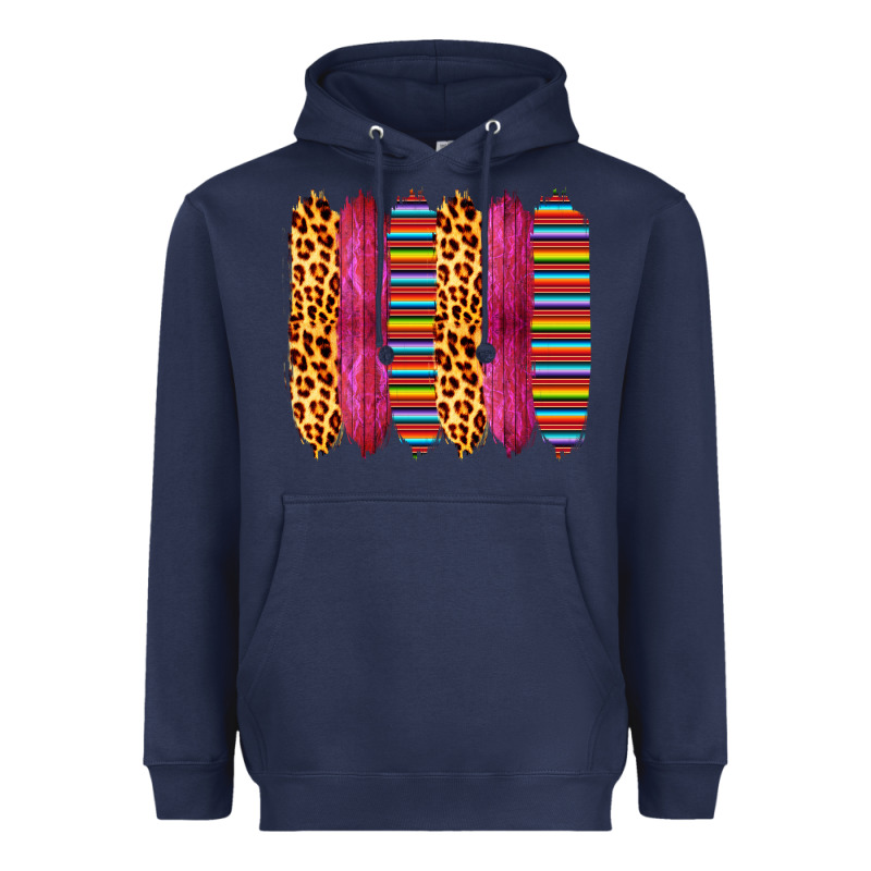Pink Leopard Serape Brush Strokes Heavyweight Hoodie by Bettercallsaul | Teevron