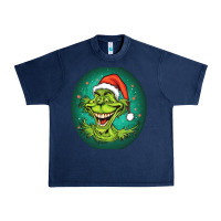 Navy Grinch Urban Heavy Tee - Unal Design