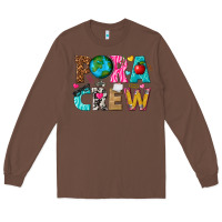 Chestnut para crew Long Sleeve Tee - texasbilliewilder