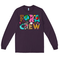 Plum para crew Long Sleeve Tee - texasbilliewilder