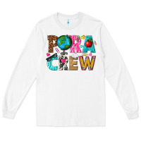 White para crew Long Sleeve Tee - texasbilliewilder