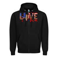 Black Love Texas Zipper Hoodie - Neo Western