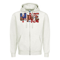 Oatmeal Heather Love Texas Zipper Hoodie - Neo Western