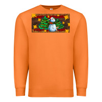 Carrot christmas tree with snowman Premium Sweatshirt - AdoDesignShop