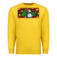 Lemon christmas tree with snowman Premium Sweatshirt - AdoDesignShop