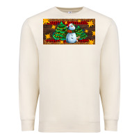 Sandshell christmas tree with snowman Premium Sweatshirt - AdoDesignShop