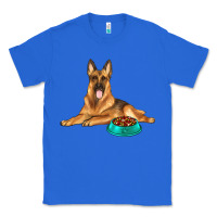 True Royal german shepherd with food bowl Classic Tee - texasbilliewilder