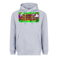 Heather Grey custom name freak ghosts license plate Heavyweight Hoodie - BundleAndBundleShop