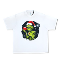 White Grinch Urban Heavy Tee - Unal Design