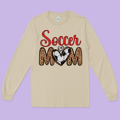 Soccer Mom Long Sleeve Tee Designed By Zillion Design Studio