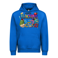 Cobalt teaching is my cardio Urban Hoodie - NancyCooperArtShop