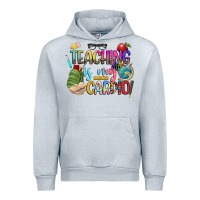 Heather Grey teaching is my cardio Urban Hoodie - NancyCooperArtShop