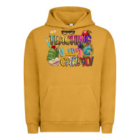 Pigment Peanut Butter teaching is my cardio Urban Hoodie - NancyCooperArtShop