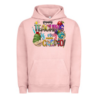 Pigment Salmon teaching is my cardio Urban Hoodie - NancyCooperArtShop