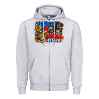 Heather Grey Proud army mom 4th of july Zipper Hoodie - CowGirlArtShop