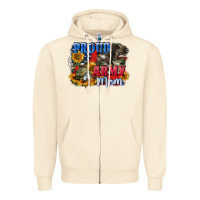 Sandshell Proud army mom 4th of july Zipper Hoodie - CowGirlArtShop