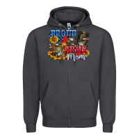 Smoke Proud army mom 4th of july Zipper Hoodie - CowGirlArtShop