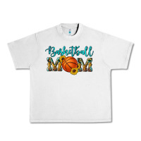 Western Leopard Camouflage Sunflowers Glitter Mom Basketball Urban Heavy Tee | Teevron