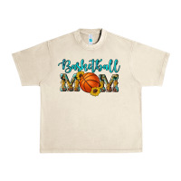 Sandshell western leopard camouflage sunflowers glitter mom basketball Urban Heavy Tee - Artiststas