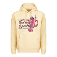 Pina Colada long neck ice cold stanley never broke my heart Premium Hoodie - MaliasSmallBusiness
