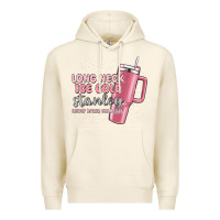 Tofu long neck ice cold stanley never broke my heart Premium Hoodie - MaliasSmallBusiness