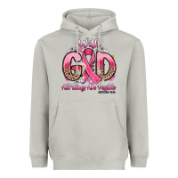 Moon Dust breast cancer with god all things are possible Heavyweight Hoodie - Artiststas