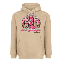 Mushroom breast cancer with god all things are possible Heavyweight Hoodie - Artiststas