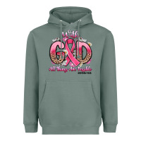 Sage breast cancer with god all things are possible Heavyweight Hoodie - Artiststas