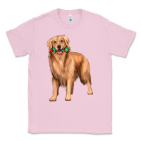 Bubblegum Pink golden retriever with toys Classic Tee - texasbilliewilder