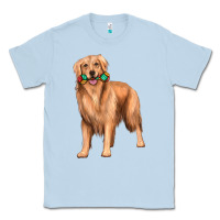 Dusty Blue golden retriever with toys Classic Tee - texasbilliewilder