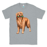 Heather Grey golden retriever with toys Classic Tee - texasbilliewilder