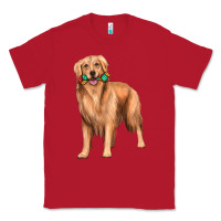Red golden retriever with toys Classic Tee - texasbilliewilder