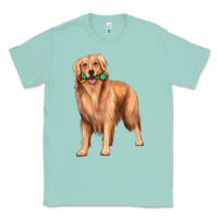 Seafoam golden retriever with toys Classic Tee - texasbilliewilder