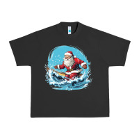 Pigment Black happy santa Urban Heavy Tee - Unal Design