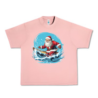 Salmon happy santa Urban Heavy Tee - Unal Design