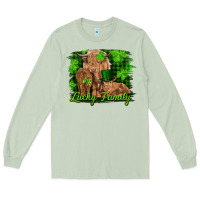 Matcha st patrick's day lucky cow family Long Sleeve Tee - RanaPortraitStore
