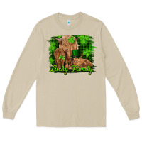 Mushroom st patrick's day lucky cow family Long Sleeve Tee - RanaPortraitStore