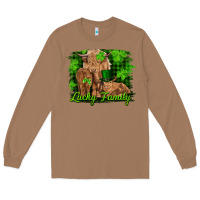 Toasted Coconut st patrick's day lucky cow family Long Sleeve Tee - RanaPortraitStore