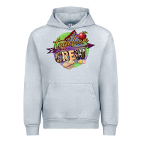Heather Grey teacher crew Urban Hoodie - NancyCooperArtShop