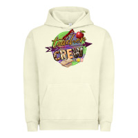 Pigment Pistachio teacher crew Urban Hoodie - NancyCooperArtShop
