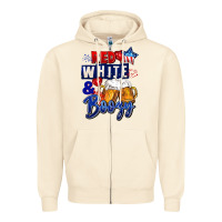 Sandshell Red white and boozy 4th of july Zipper Hoodie - CowGirlArtShop