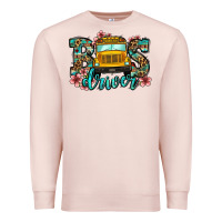 Pale Pink school bus driver Premium Sweatshirt - Jasminsmagicworld
