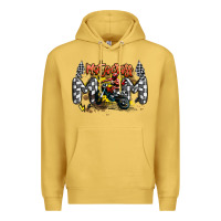 Antique Gold motocross mom Premium Hoodie - MaliasSmallBusiness