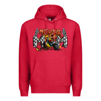 Cardinal motocross mom Premium Hoodie - MaliasSmallBusiness